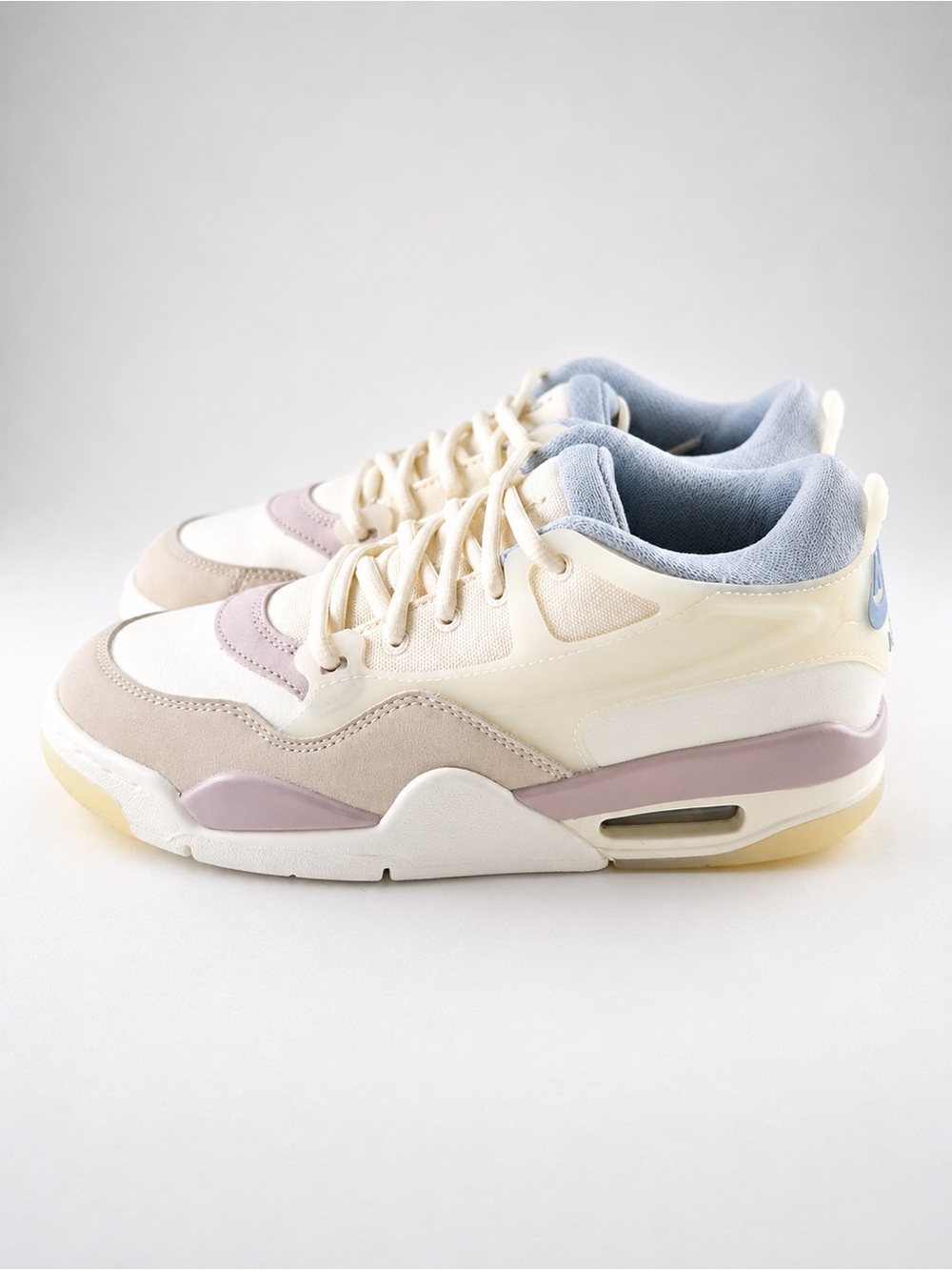 Air Jordan 4 RM (GS)- Sail/Lt Armory Blue-Sail
